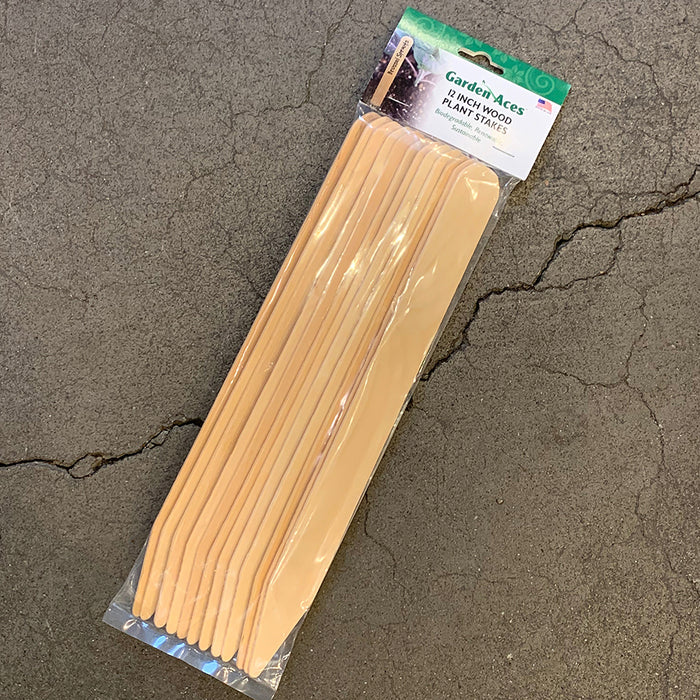 12” Wood Plant Stakes