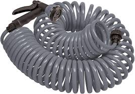 50’ Coil Hose W/ nozzle Grey Orbit