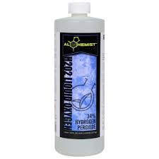 34% Hydrogen Peroxide H2O2 Liquid Oxygen 1 Qt Alchemist