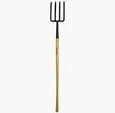 4-Tine Digging Fork 48" Ash Handle Corona