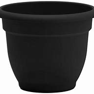 Ariana W/ Grid Planter 20" Black Bloem